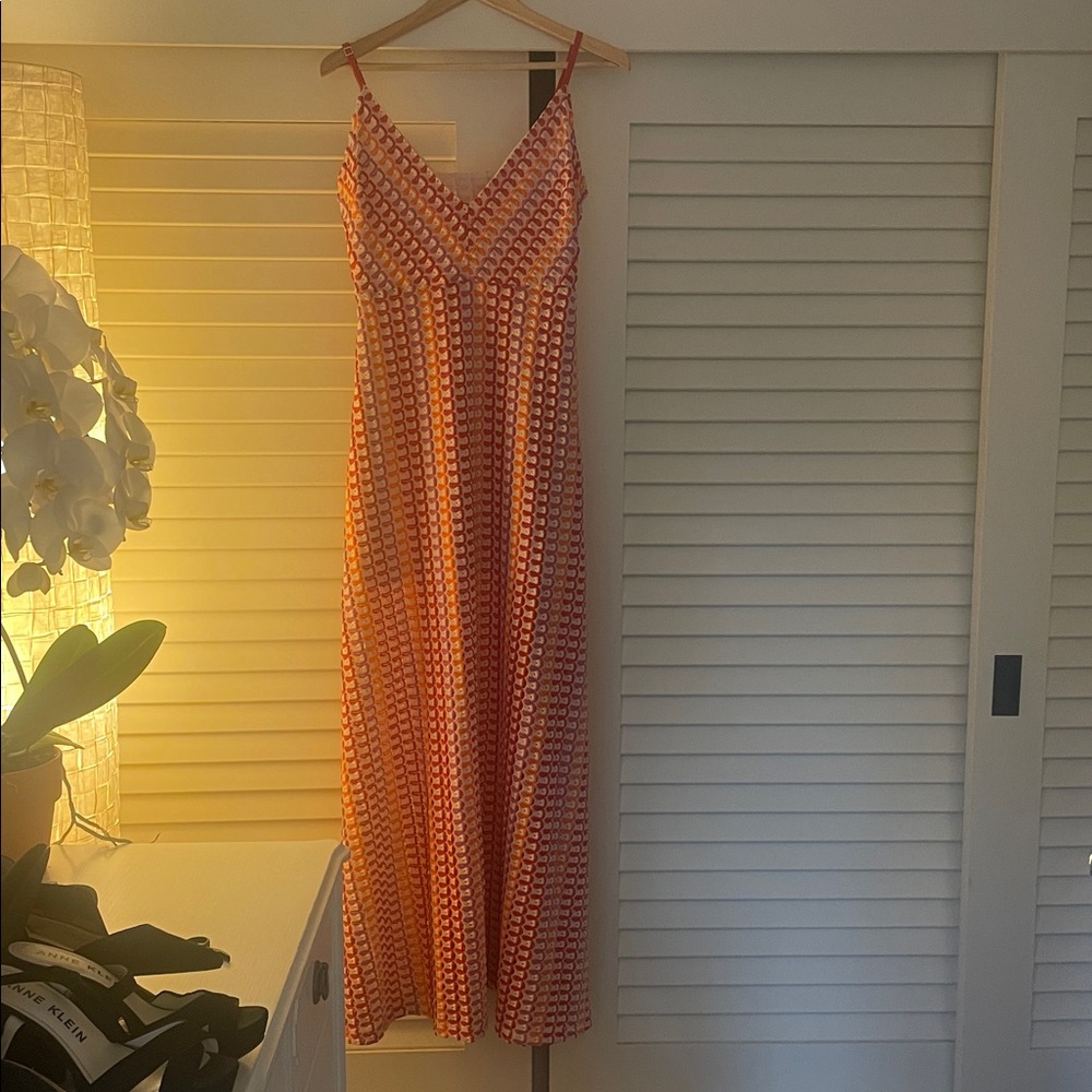 Colorful Geometric Maxi Dress
